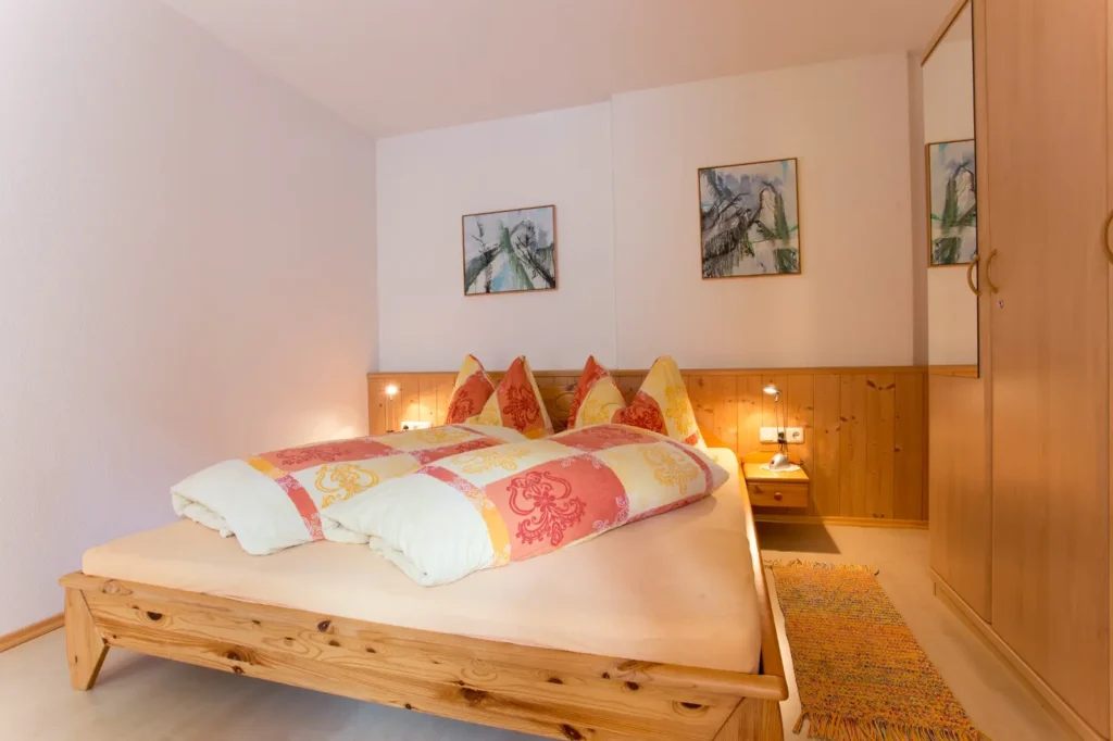 Separates Schlafzimmer im Lampacher Apartment